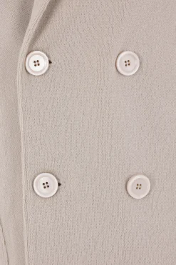 giacca doppiopetto in maglia