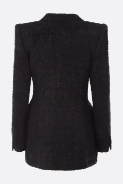 giacca doppiopetto in tweed
