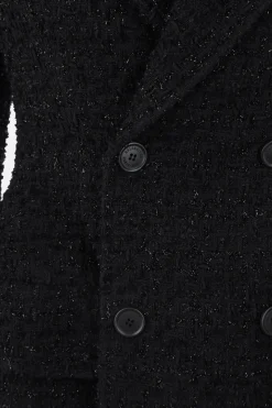 giacca doppiopetto in tweed