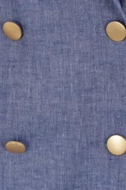 giacca doppiopetto Jasmine in misto lino