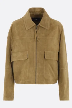 giacca full-zip Arda in suede