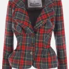 giacca monopetto Drunken in lana tartan