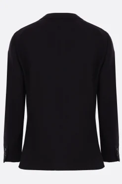 giacca monopetto in maglia
