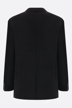 giacca monopetto in twill