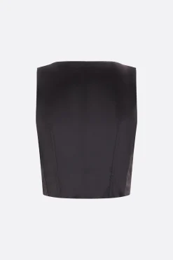 gilet tuxedo doppiopetto in duchesse