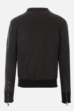 giubbotto biker in pelle