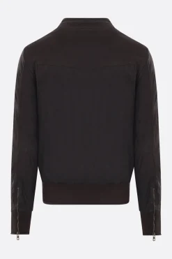 giubbotto biker in pelle