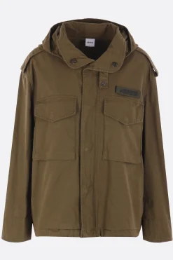 giubbotto full-zip in canvas