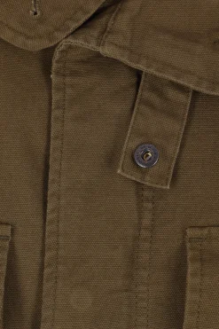 giubbotto full-zip in canvas