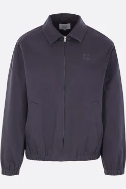 giubbotto full-zip in gabardine