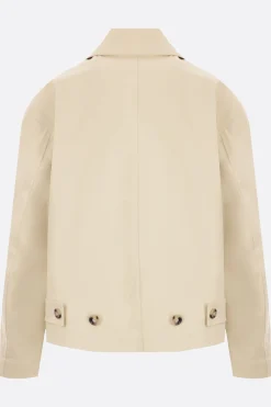 giubbotto in cotone stretch