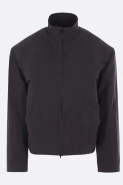 giubbotto oversize in chambray