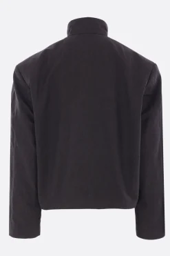 giubbotto oversize in chambray