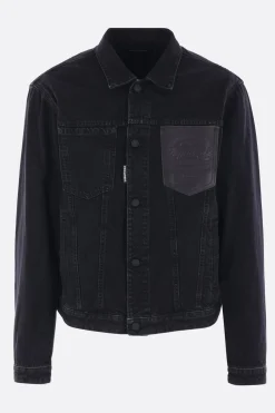 giubbotto oversize in denim