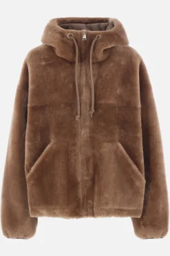giubbotto reversibile in shearling