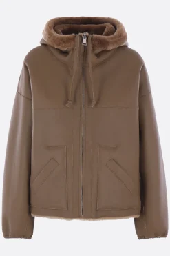giubbotto reversibile in shearling