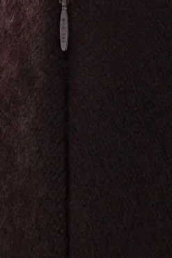 gonna a trapezio Ivaanka in cashmere e seta