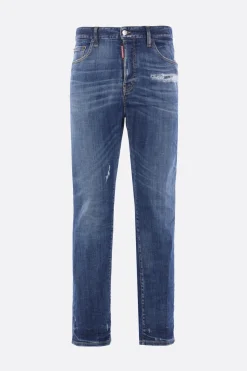 jeans 642 in denim distressed