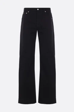 jeans a gamba ampia in denim