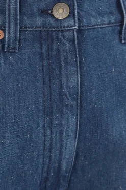 jeans a gamba ampia in denim