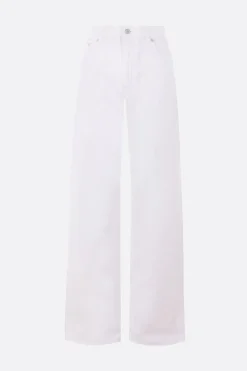 jeans a gamba ampia Korea in denim