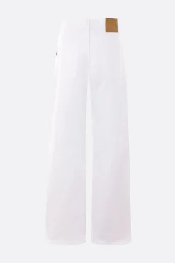 jeans a gamba ampia Korea in denim