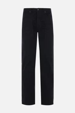 jeans a gamba dritta in denim stretch