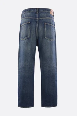 jeans a gamba dritta in denim