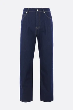 jeans a gamba dritta in denim
