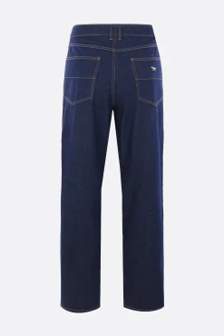 jeans a gamba dritta in denim
