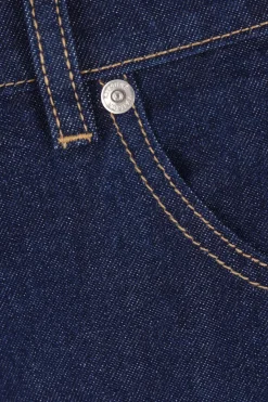 jeans a gamba dritta in denim