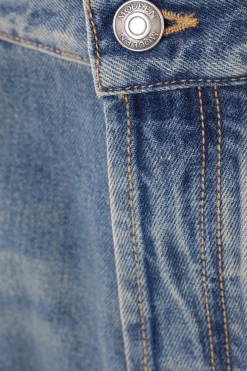 jeans a gamba dritta in denim