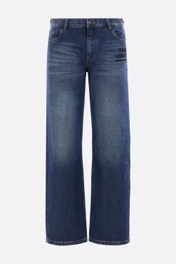 jeans a gamba dritta in denim
