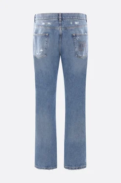 jeans Classic in denim distressed