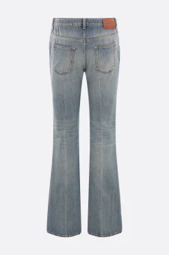 jeans flare in denim