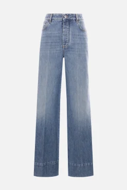 jeans flare in denim