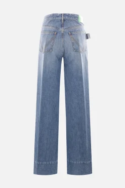 jeans flare in denim