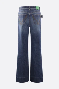 jeans flare in denim