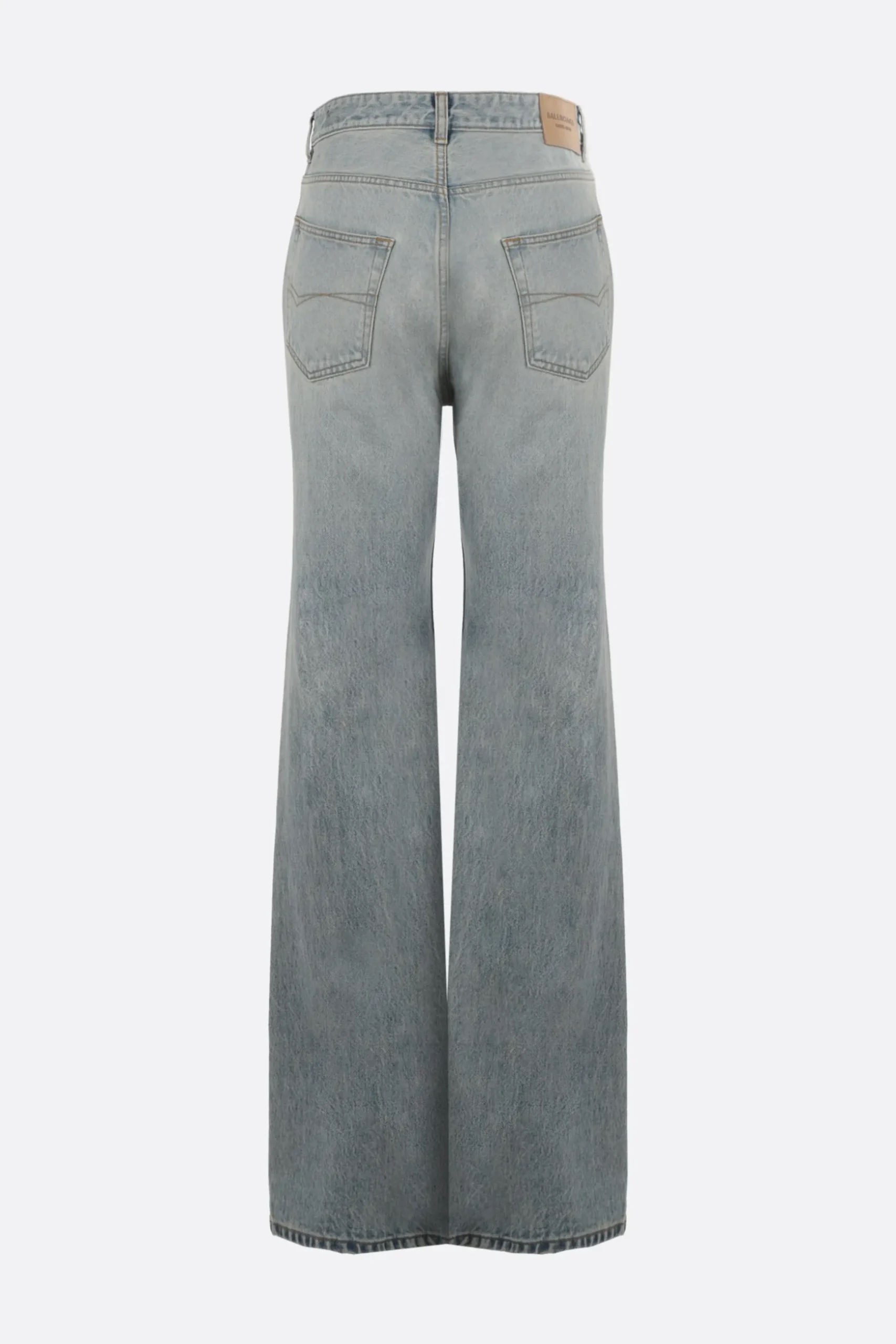 jeans flare in denim giapponese