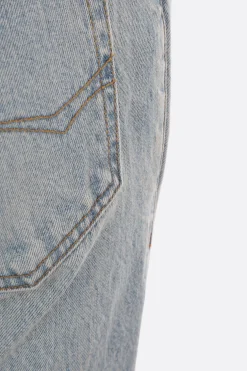 jeans flare in denim giapponese