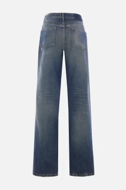 jeans Norma in denim effetto sdrucito