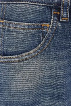 jeans Norma in denim effetto sdrucito