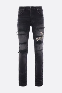 jeans skinny Amiri Hollywood Repaired in denim stretch
