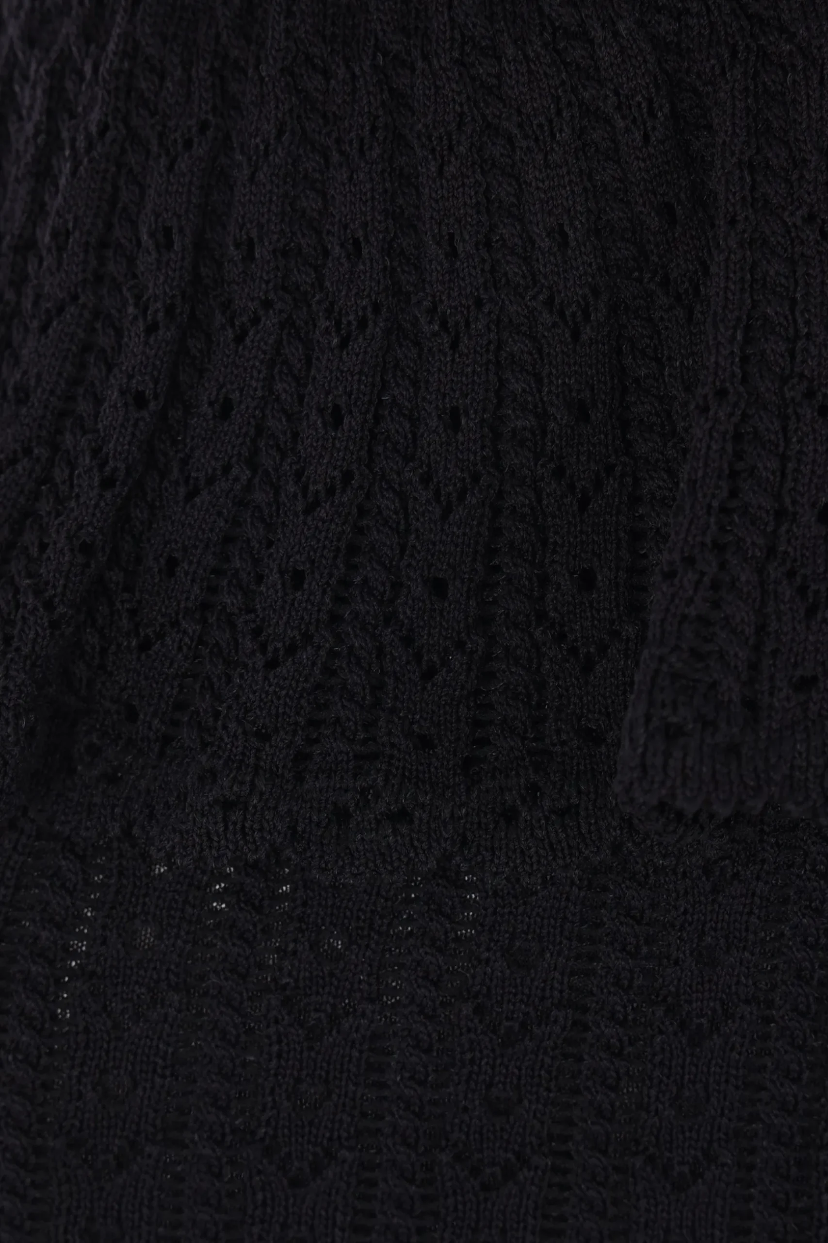 mini abito in maglia traforata