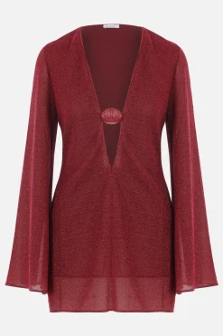 miniabito kaftano Lumière Shell in lurex