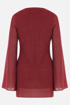 miniabito kaftano Lumière Shell in lurex