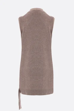 miniabito smanicato in maglia