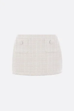 minigonna in tweed