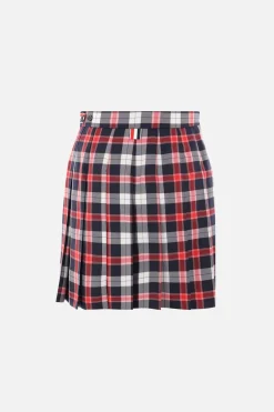 minigonna in twill tartan