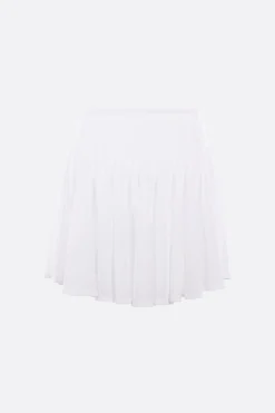 minigonna skater in maglia sottile